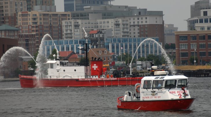 Baltimore City Fire boats